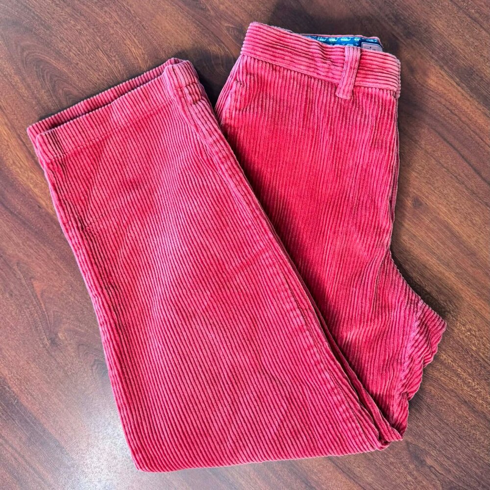 Red Corduroy Vineyard Vines Pants